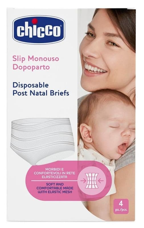 Chicco Disposable elastic mesh panties, 4 pcs