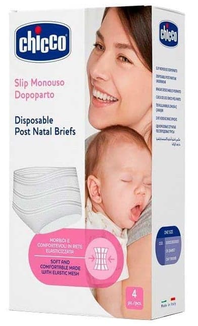 Chicco Disposable elastic mesh panties, 4 pcs