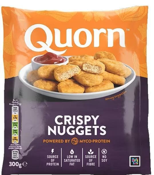 Quorn Breaded nuggets made from mycoprotein