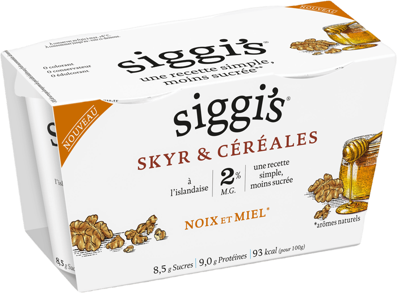 Siggi's Skyr 2% med & ořechy 2×140 g