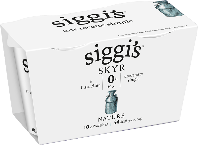 Siggi's Skyr 0% natur bílý 2×140 g