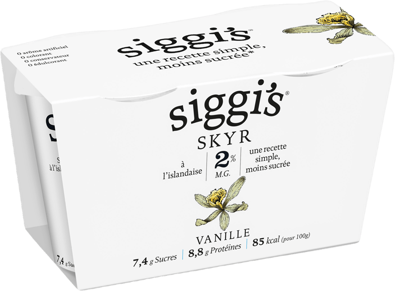 Siggi's Skyr 2% vanilka 2×140 g