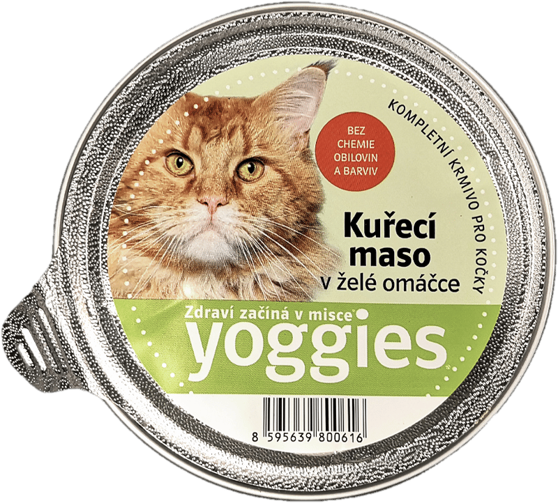 Yoggies Mistička pro kočky s kuřecím masem v želé omáčce