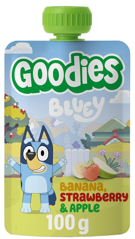 Goodies Kapsička Bluey banán, jahoda a jablko