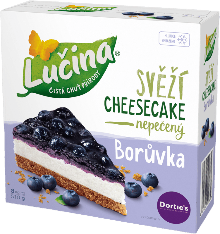 Dortie´s Lučina svěží cheesecake borůvka