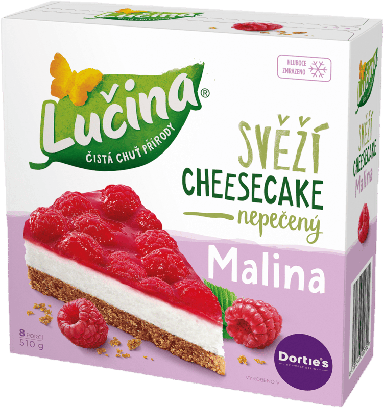 Dortie's Lučina svěží cheesecake malina