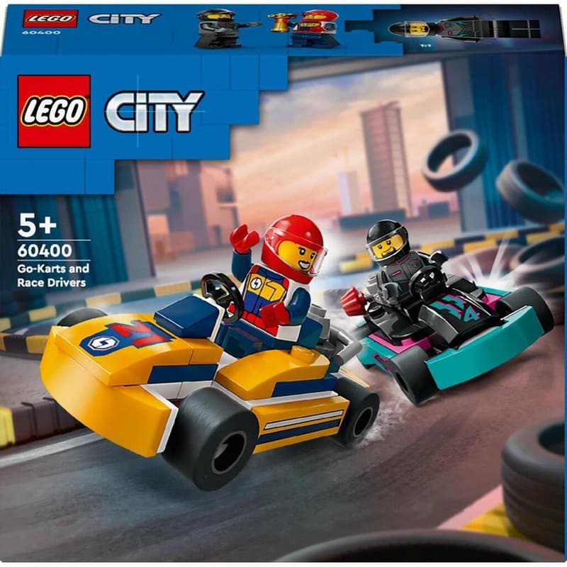 LEGO Go-Karts with Drivers