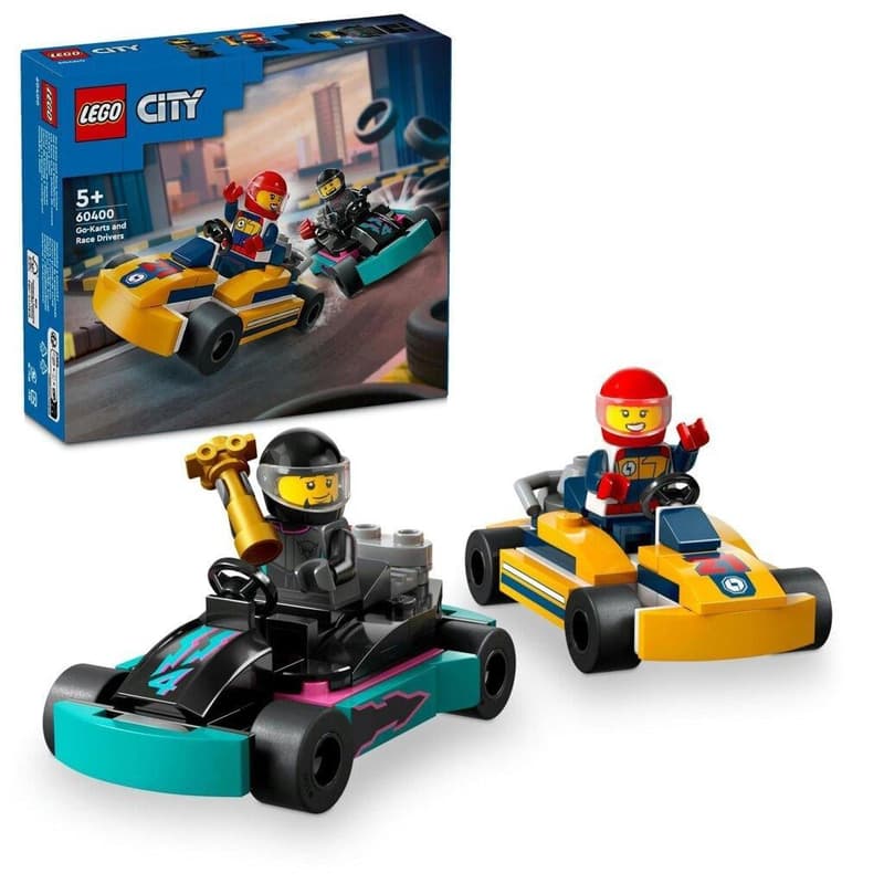 LEGO Go-Karts with Drivers