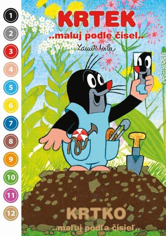 Akim Paint by Numbers A5 - Mole 1