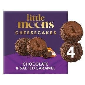 Little Moons Koláček plněný cheesecake náplní s příchutí čokolády & slaného karamelu