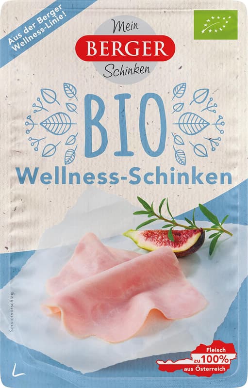 Berger BIO Wellness vařená vepřová šunka