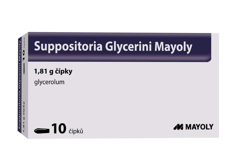 SUPPOSITORIA GLYCERINI MAYOLY 1,81G čípek 10