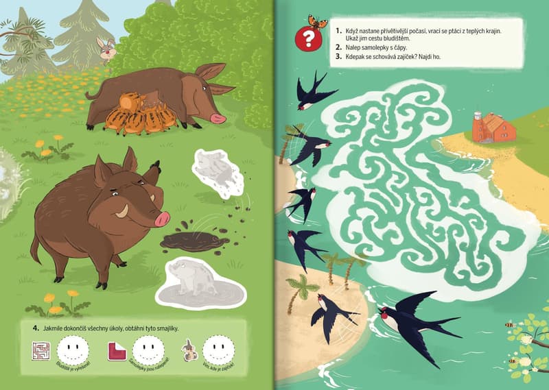 Forest animals Spring