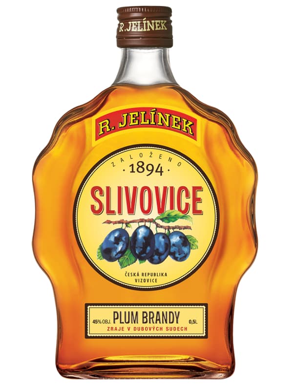 R. JELÍNEK Slivovice Zlatá 45% vol. Alarm Clock