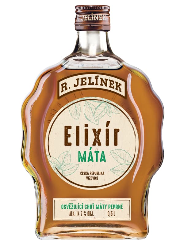 R. JELÍNEK Elixír z máty 14,7% obj,