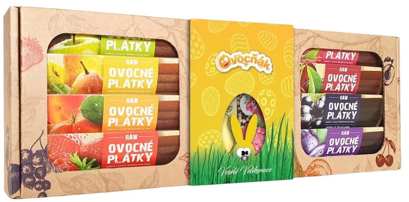 Ovocňák Velikonoční dárková sada s plátky a pufy
