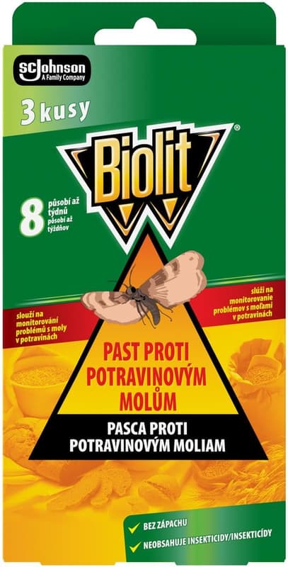 Biolit lapač potravinových molů 3ks