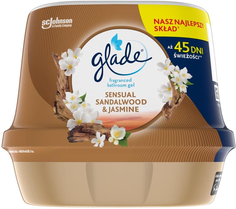Glade Sensual Sandalwood & Jasmine vonný gel do koupelny