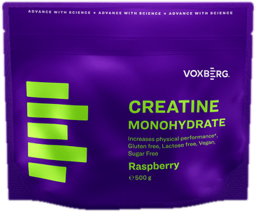 Voxberg Creatine creapure raspberry supplement
