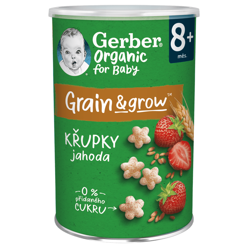 Gerber Organic BIO Křupky jahodové
