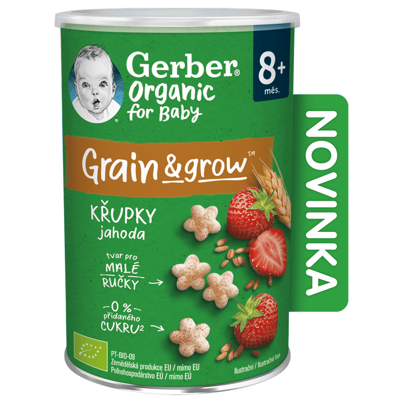 Gerber Organic BIO Křupky jahodové