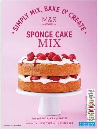 Marks & Spencer Směs na piškotový dort