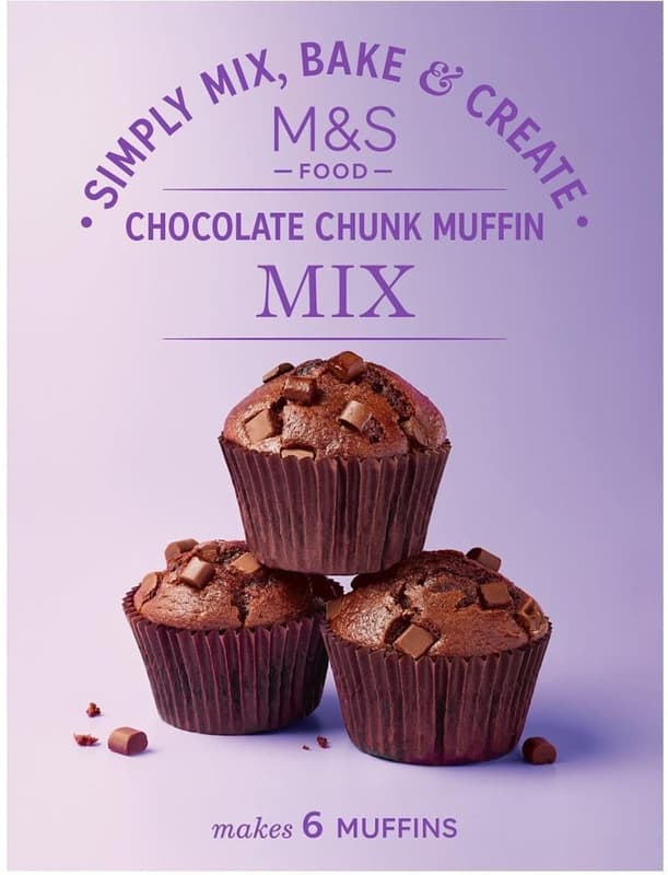 Marks & Spencer Směs na muffiny s kousky hořké čokolády