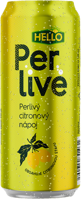 Hello Sparkling lemon can
