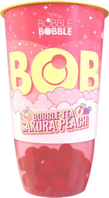 Bobble Bobble Bob Bubble tea sakura peach