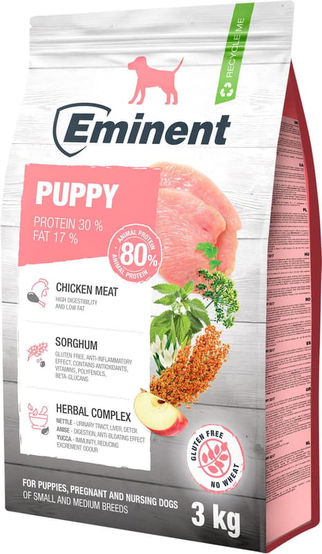 Eminent Puppy granule pro štěňata, březí a kojící psy malých a středních plemen