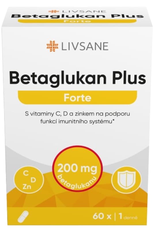 LIVSANE Betaglukan Plus Forte tob.60