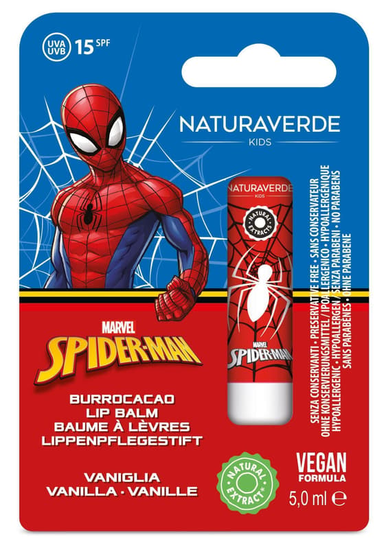 Naturaverde Spiderman Vanilla Lip Balm