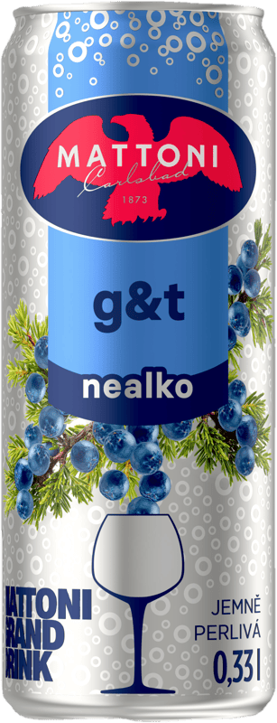 Mattoni Non-alcoholic drink Gin&Tonic can