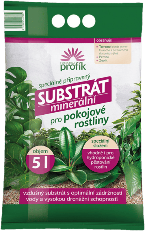 Forestina Profík mineral substrate for indoor plants 5 l