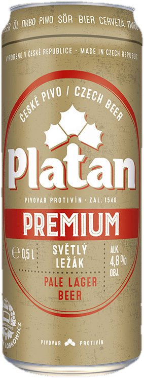 Platan Premium světlý ležák plech