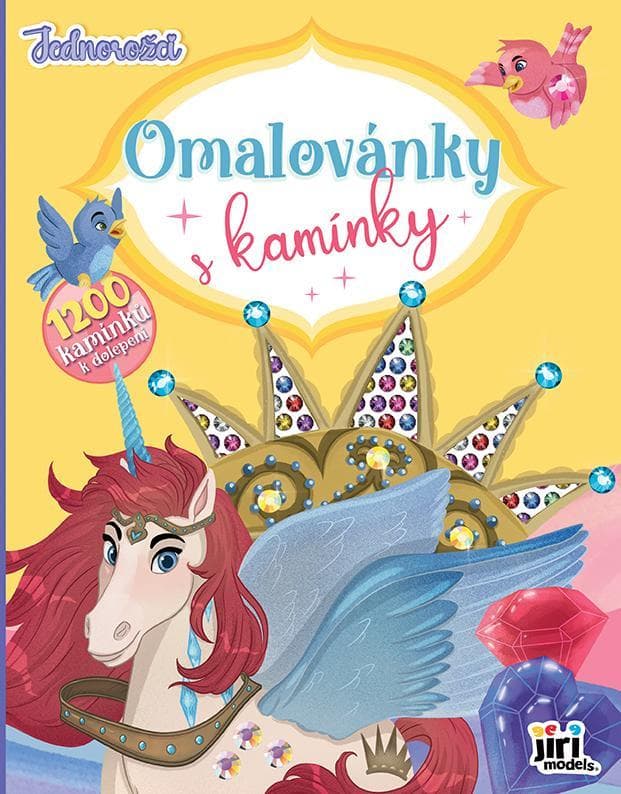 JIRI MODELS Coloring Book with Stones Unicorns