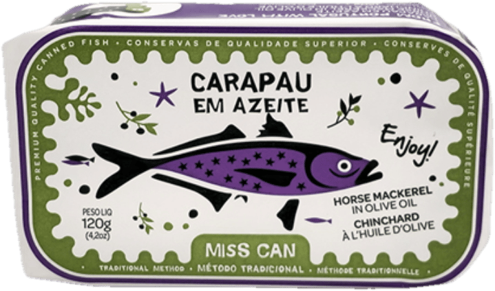 Miss Can Horse Mackerel in Olive Oil