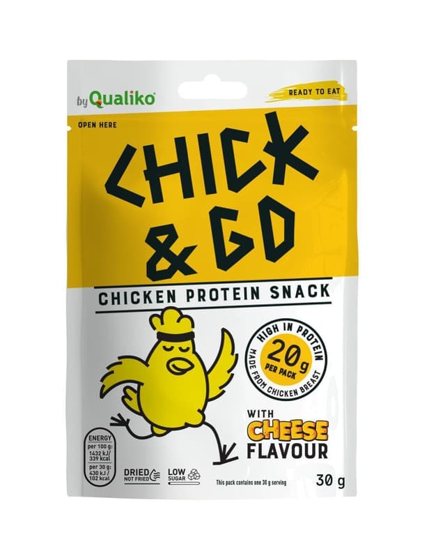 Chick&Go Dried chicken meat slices with cheese flavour