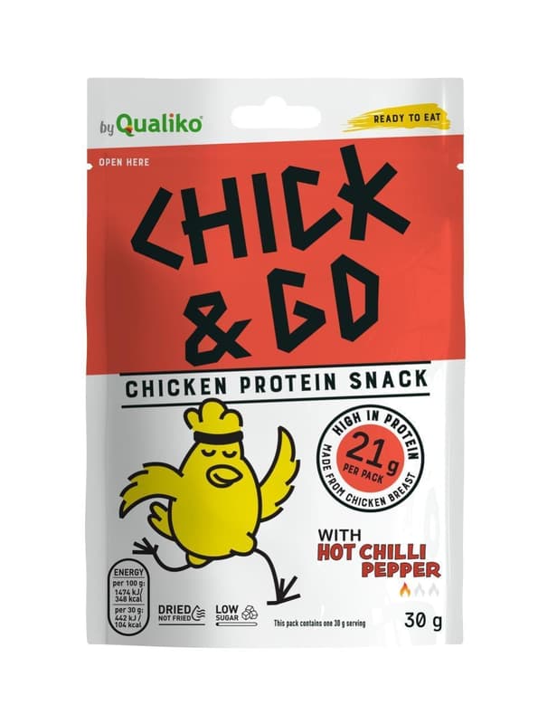 Chick&Go Dried chicken meat slices with chili