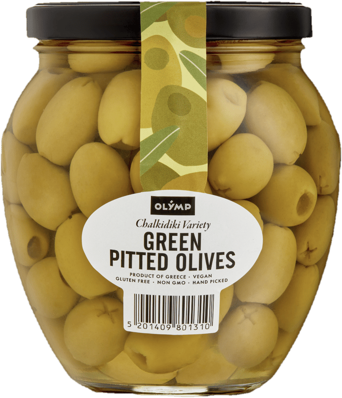 Olymp Green pitted olives