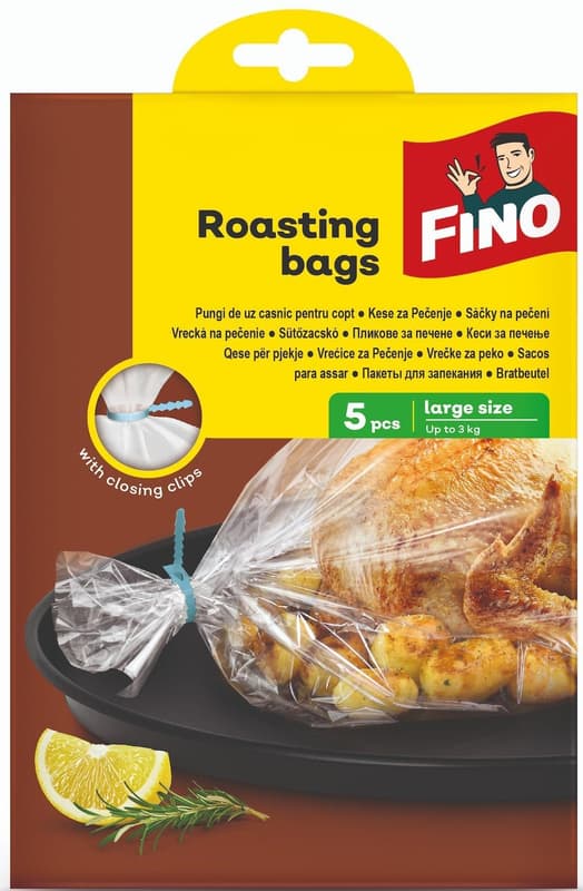 Fino Baking Bags 5 pcs, 35 x 43 cm, 12 μm