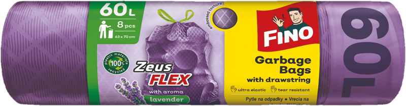 Fino LD Zeus Flex Aromatic zatahovací pytle levandule 60 l