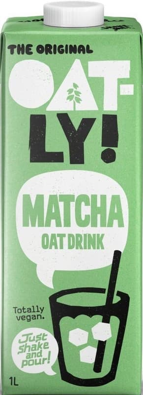 Oatly! Matcha ovesný nápoj