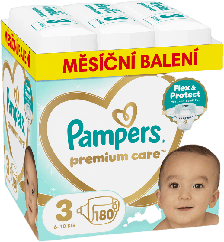 Pampers Premium Care jednorázové plenky 3 (6–10 kg)