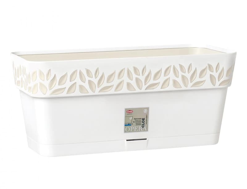 CLOE self-watering plastic planter box 30 × 13 × 12 cm