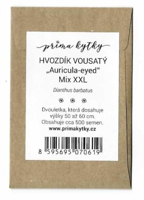 Prima kytky Dianthus barbatus "Auricula eyed", packaging