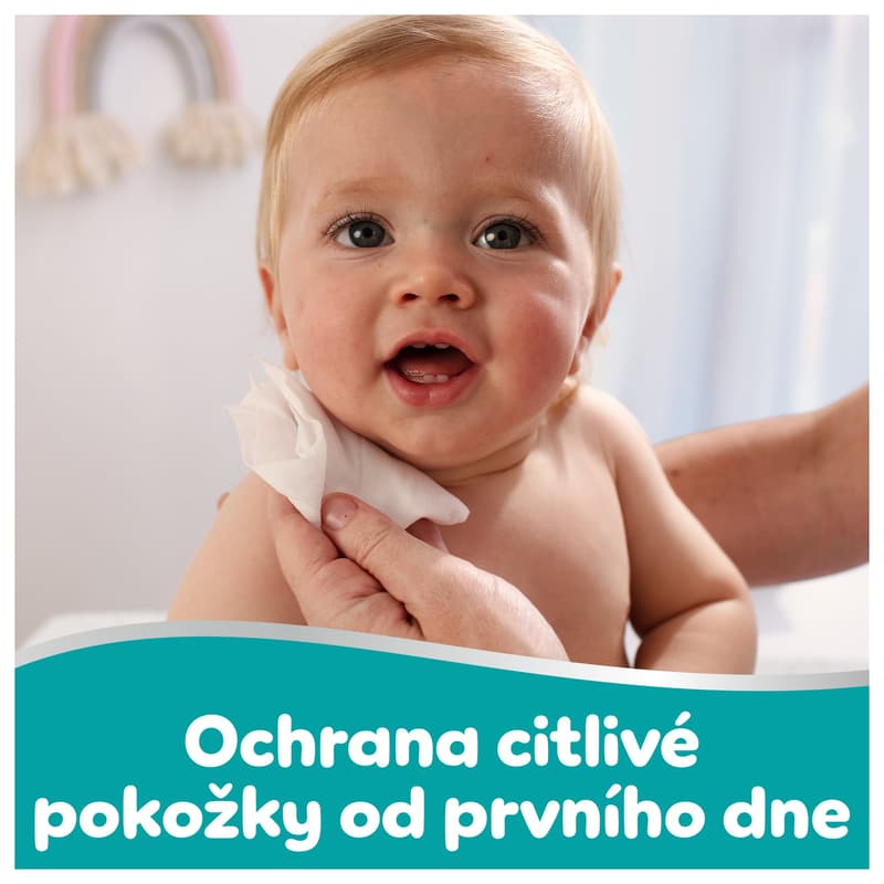 Pampers Aqua Soft Touch dětské čisticí ubrousky 4×60 ks