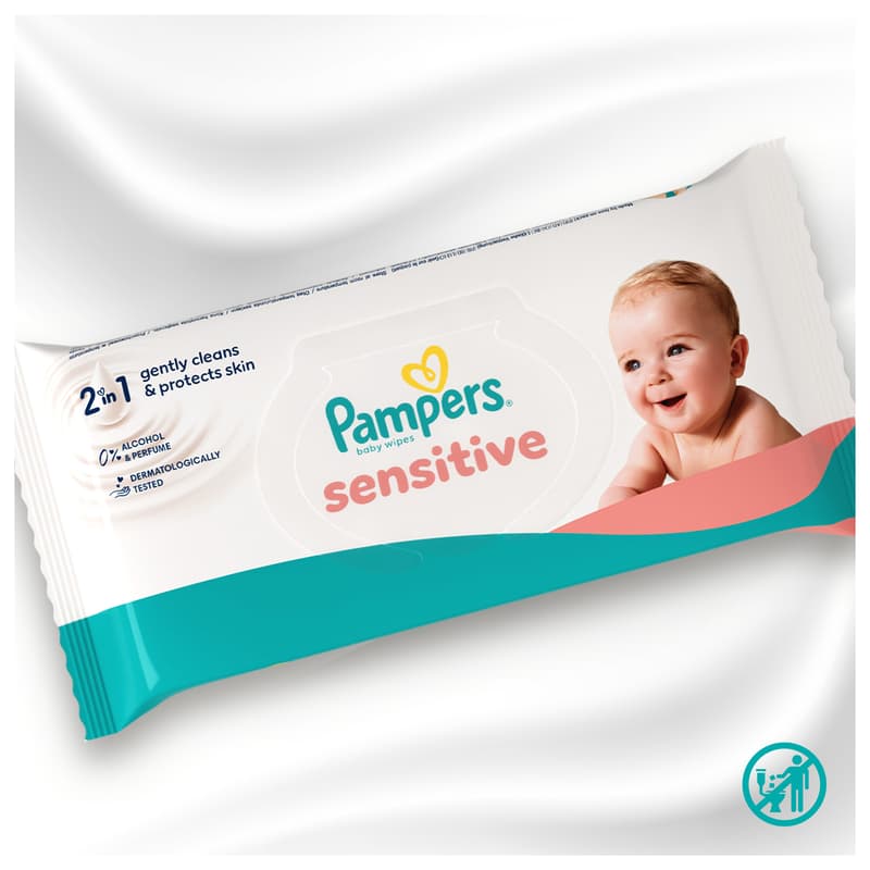 Pampers Fresh Clean dětské čisticí ubrousky 15×80 ks