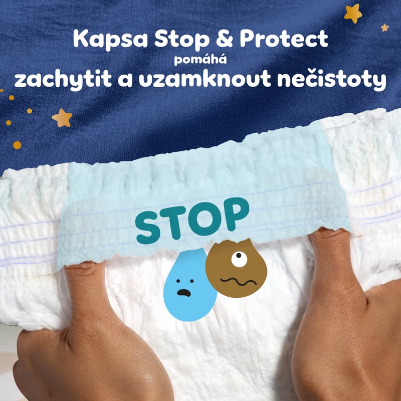 Pampers Night Nappy Pants Size 5, 92 Nappies, 11kg-17kg