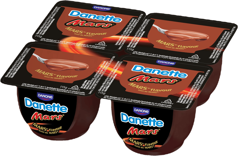Danette Dezert s příchutí Mars (4×115 g)